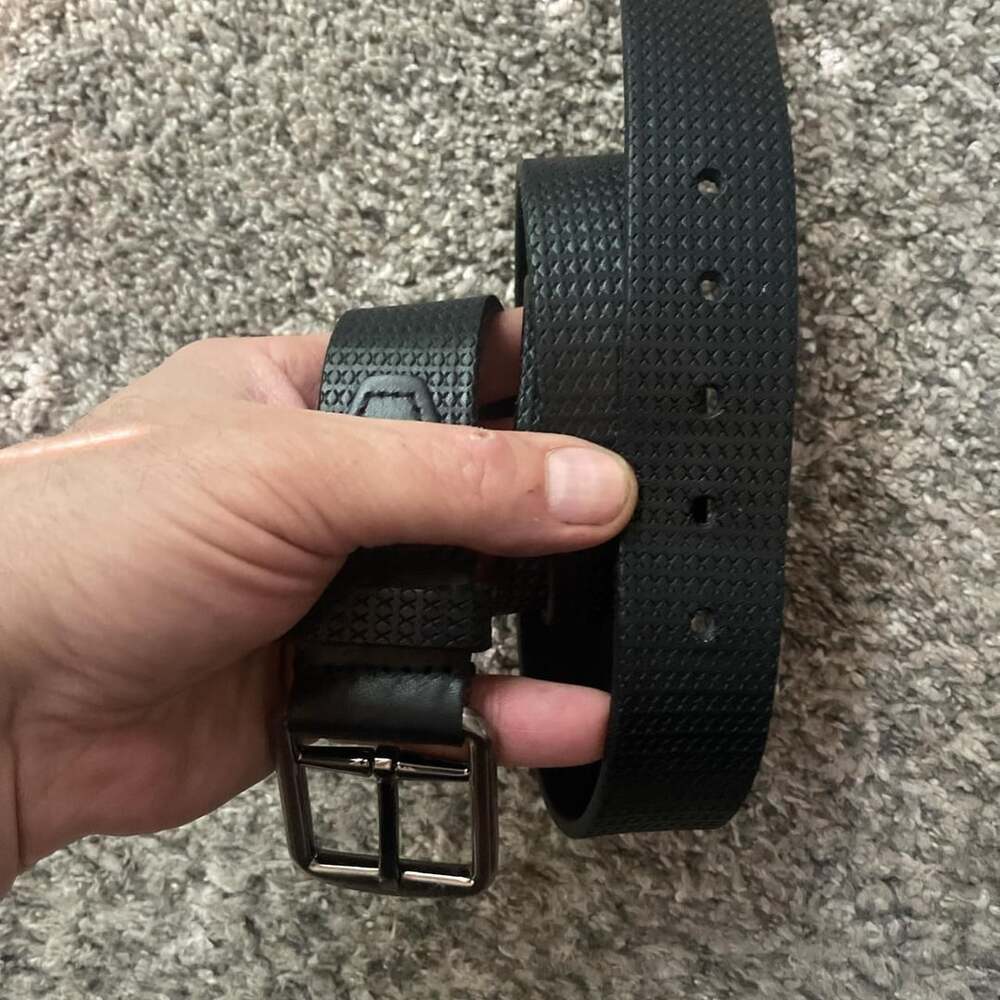 Martin Dingman Black Bridle Leather Belt
